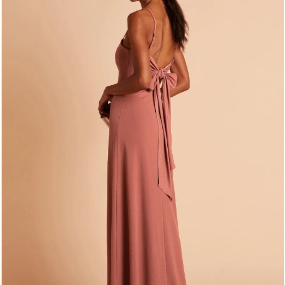 Birdy Grey "Benny" Crepe Desert Rose Maxi Dress